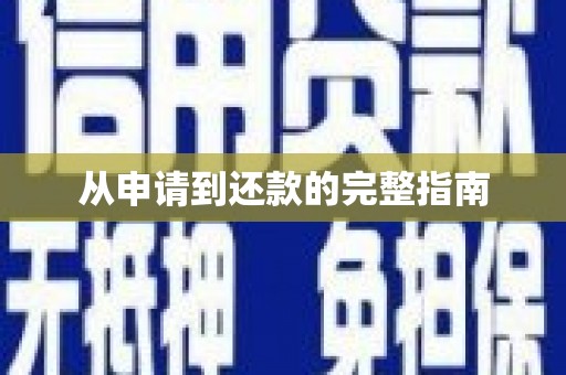 双柏从申请到还款的完整指南
