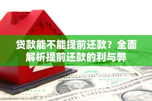 双柏贷款能不能提前还款？全面解析提前还款的利与弊