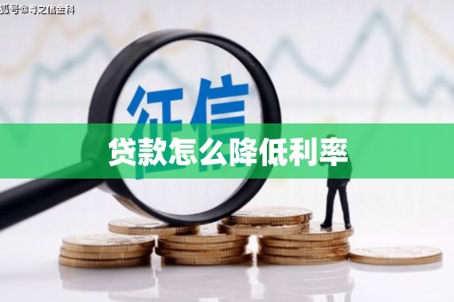 双柏贷款怎么降低利率