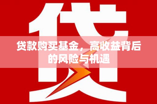 双柏贷款购买基金，高收益背后的风险与机遇