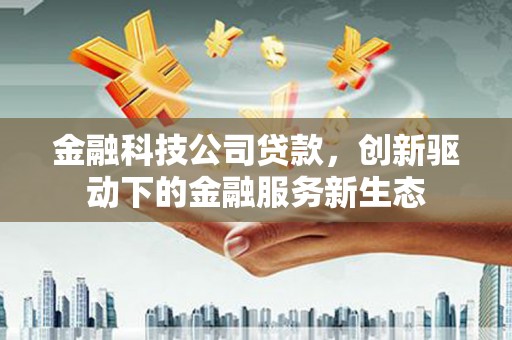 双柏金融科技公司贷款，创新驱动下的金融服务新生态