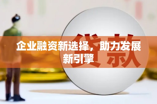 双柏企业融资新选择，助力发展新引擎