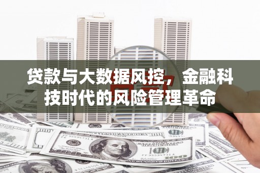 双柏贷款与大数据风控，金融科技时代的风险管理革命