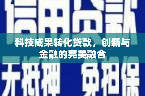 双柏科技成果转化贷款，创新与金融的完美融合