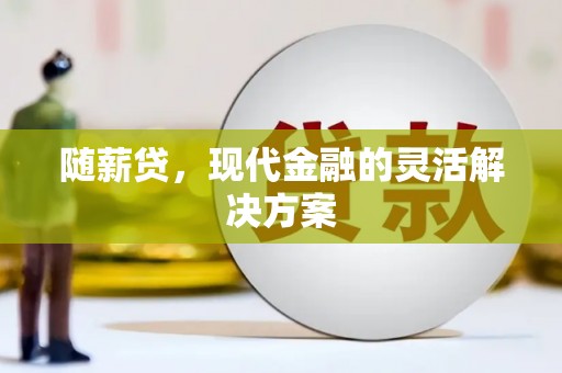 双柏随薪贷，现代金融的灵活解决方案