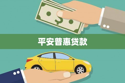 双柏平安普惠贷款