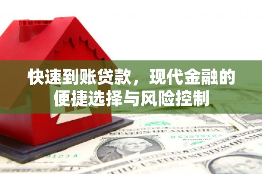 双柏快速到账贷款，现代金融的便捷选择与风险控制
