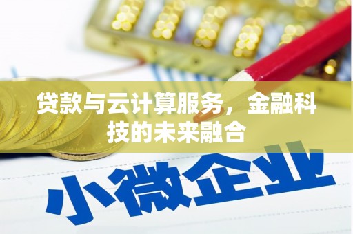 双柏贷款与云计算服务，金融科技的未来融合