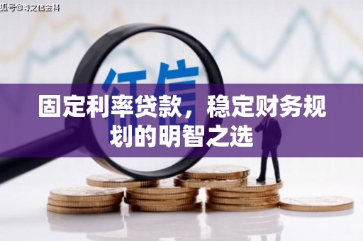 双柏固定利率贷款，稳定财务规划的明智之选