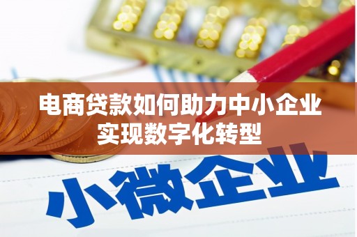 双柏电商贷款如何助力中小企业实现数字化转型