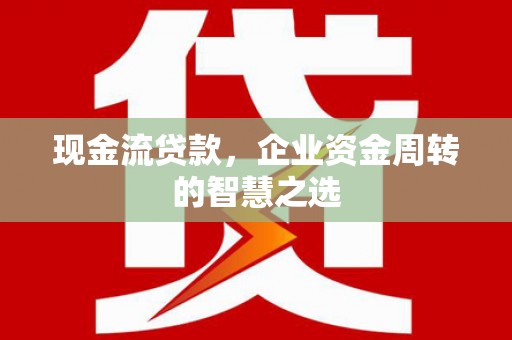 双柏现金流贷款，企业资金周转的智慧之选