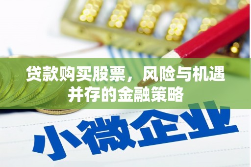 双柏贷款购买股票，风险与机遇并存的金融策略
