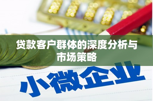 双柏贷款客户群体的深度分析与市场策略