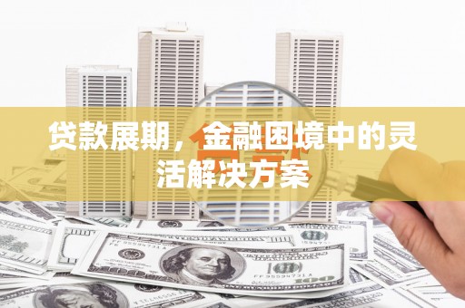 双柏贷款展期，金融困境中的灵活解决方案