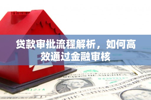 双柏贷款审批流程解析，如何高效通过金融审核