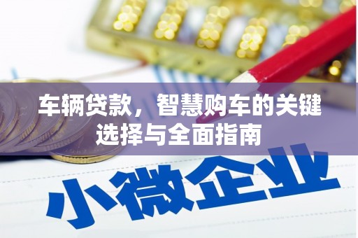 双柏车辆贷款，智慧购车的关键选择与全面指南