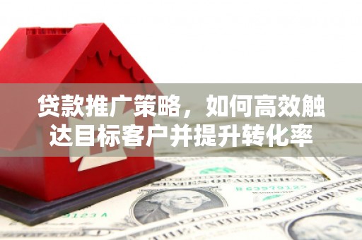 双柏贷款推广策略，如何高效触达目标客户并提升转化率