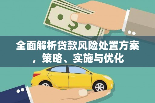 双柏全面解析贷款风险处置方案，策略、实施与优化