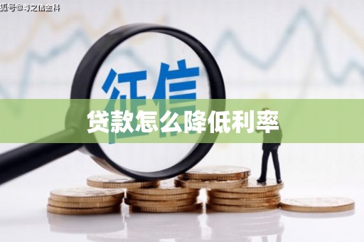 双柏贷款怎么降低利率