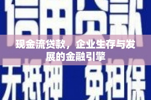 双柏现金流贷款，企业生存与发展的金融引擎