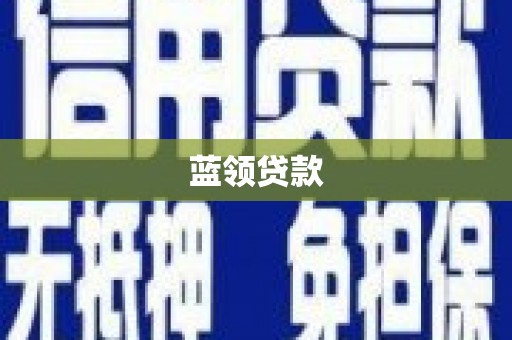 双柏蓝领贷款