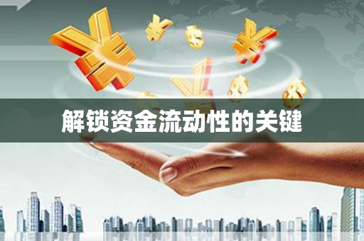 双柏解锁资金流动性的关键