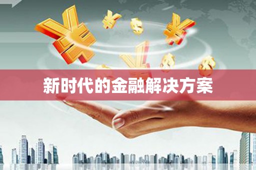 双柏新时代的金融解决方案