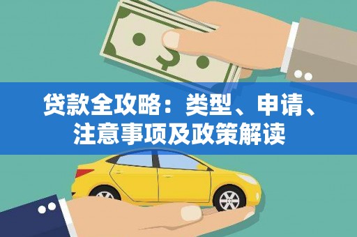 双柏贷款全攻略：类型、申请、注意事项及政策解读